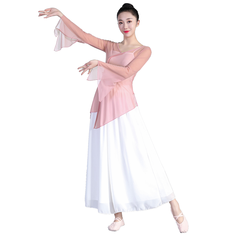 Classical dance service female elegant practice service art test shows the national Chinese dance body rhyme dance dance gauze suit