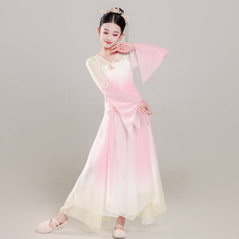 Children's Classical Dance Dance Dance Dressing Dressing Gine Dance Chinese Dance Rhyme Girls' National Dance Fan Dance Gradient Performance Service