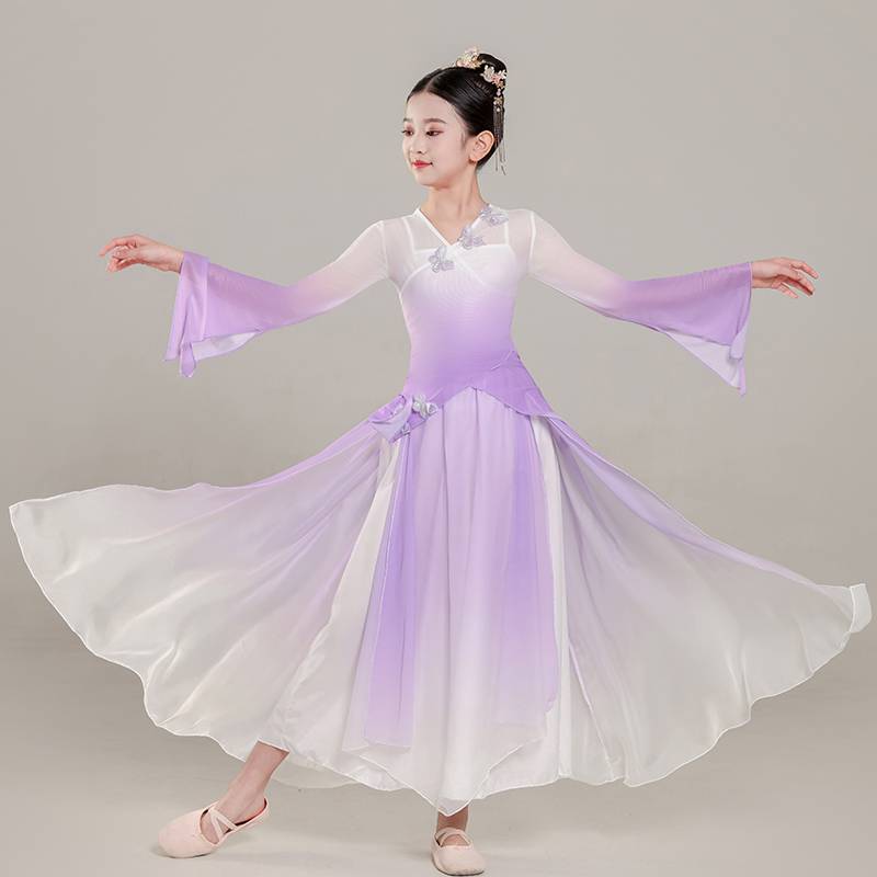 Children's Classical Dance Dance Dance Dressing Dressing Gine Dance Chinese Dance Rhyme Girls' National Dance Fan Dance Gradient Performance Service