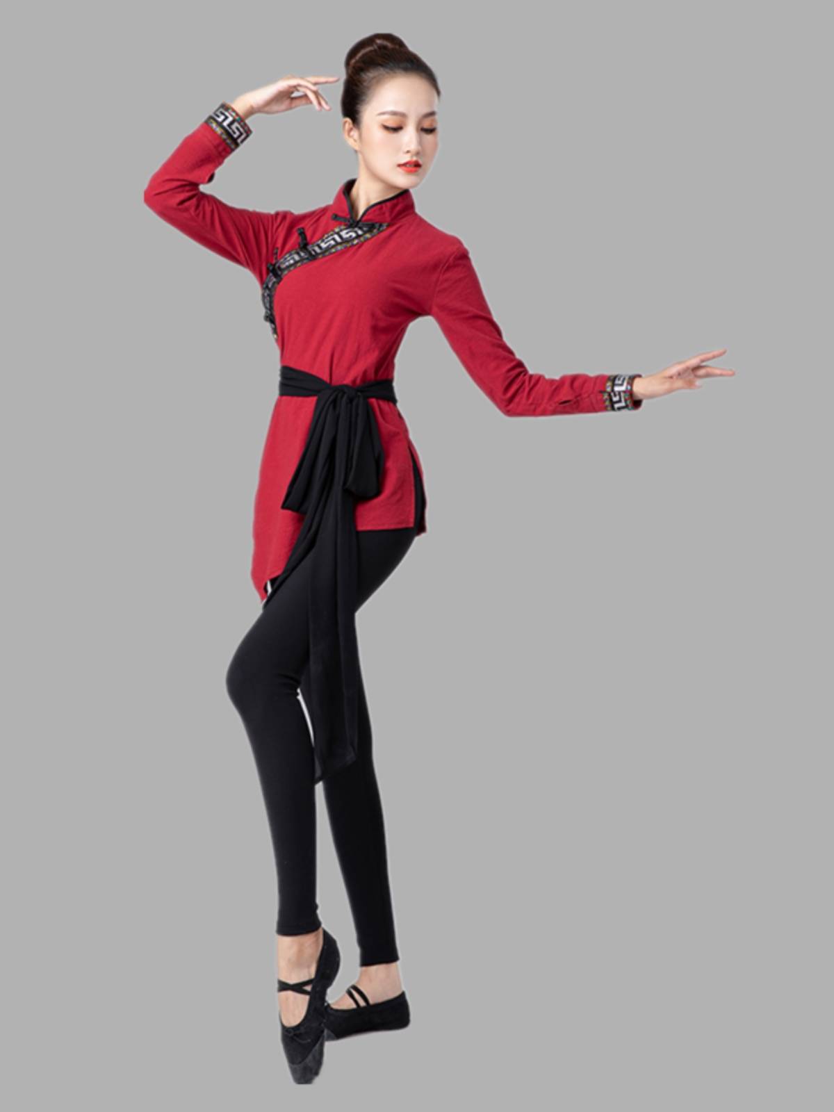 Men and women's new stage performances for Mongolian dance performance clothing and clothing practice service new national Mongolian dance