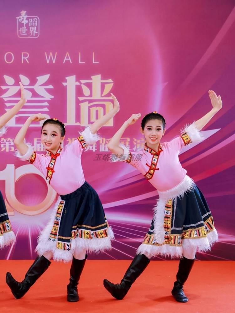 Tibetan dress, dance show, dress and dress for ethnic minority, dress and dress for new candidates