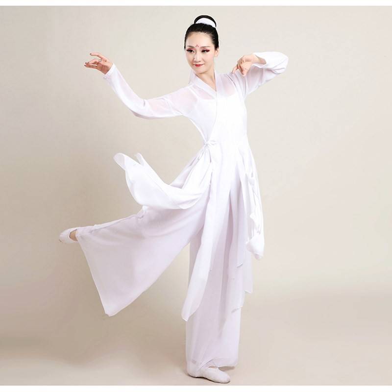 Classical dance yoga practice clothes adult girl elegant set Chinese style body body rhyme yarn dance performance clothing