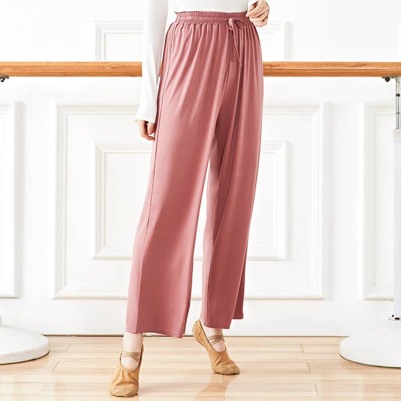 Classical dance exercise girl pants modern dance wide -leg pants flowing Chinese dance national dance clothing dancing clothes