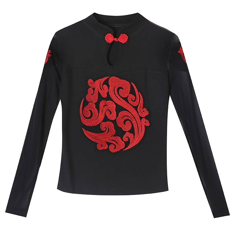Yunshang Plaza Dance clothing new modern dance chiffon skirt children's national style classical dance performance set
