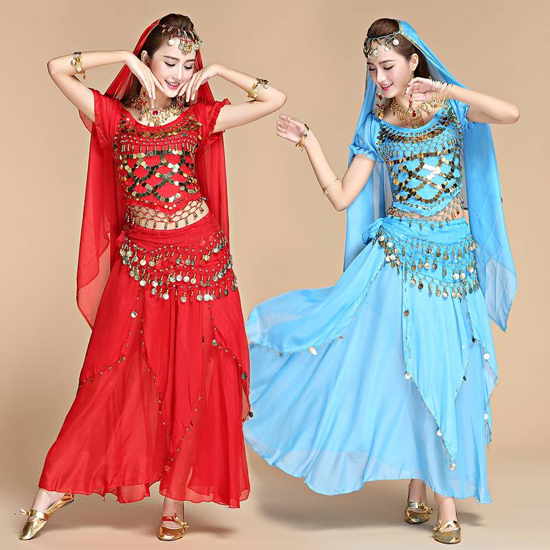 New Indian Dance Performance Series Darge Skirts Little Nations Opening Dance Dance Show Costume Victoria Belly Dance Long Skirt