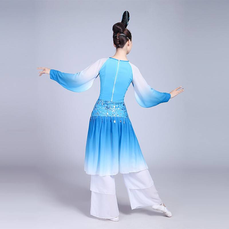 New classical dance clothing stage performance clothing Tao Li Cup Luo Platform National Classical Dance Flower Basket Headgear Performance Services