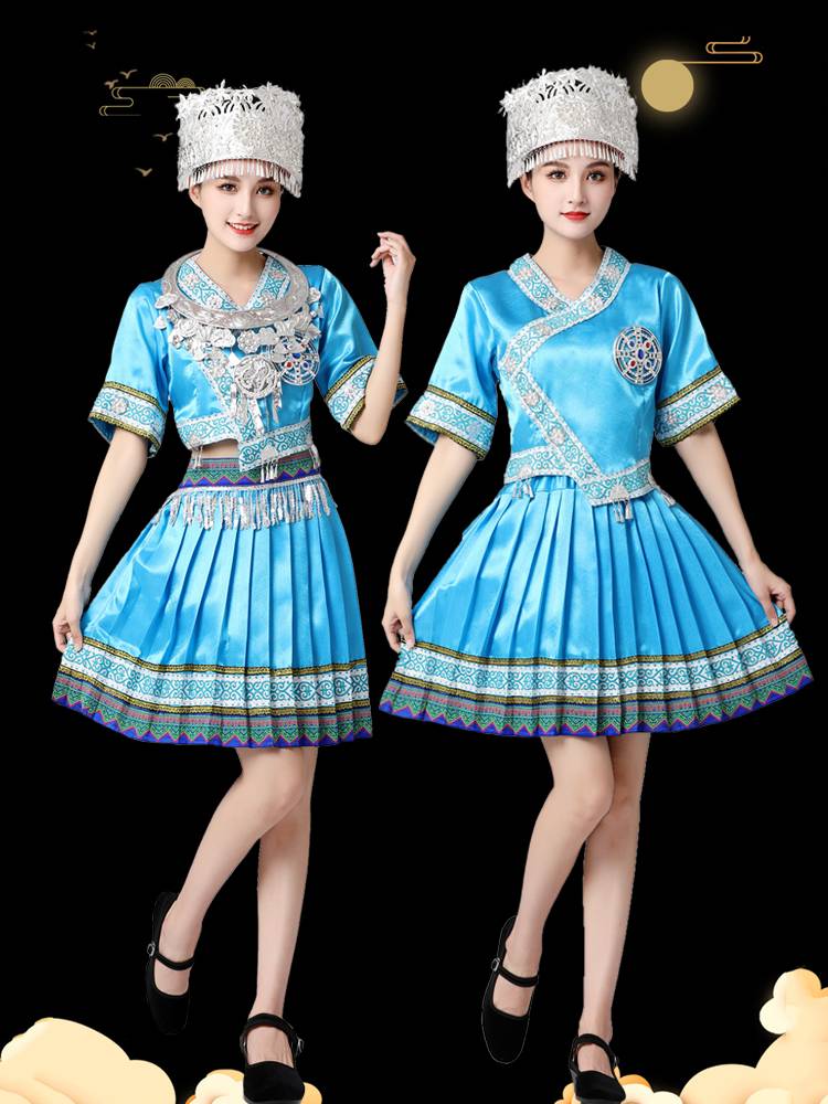 56 ethnic minorities March three dance clothing women Yunnan Yi male new model Guangxi Zhuang Miao performance service
