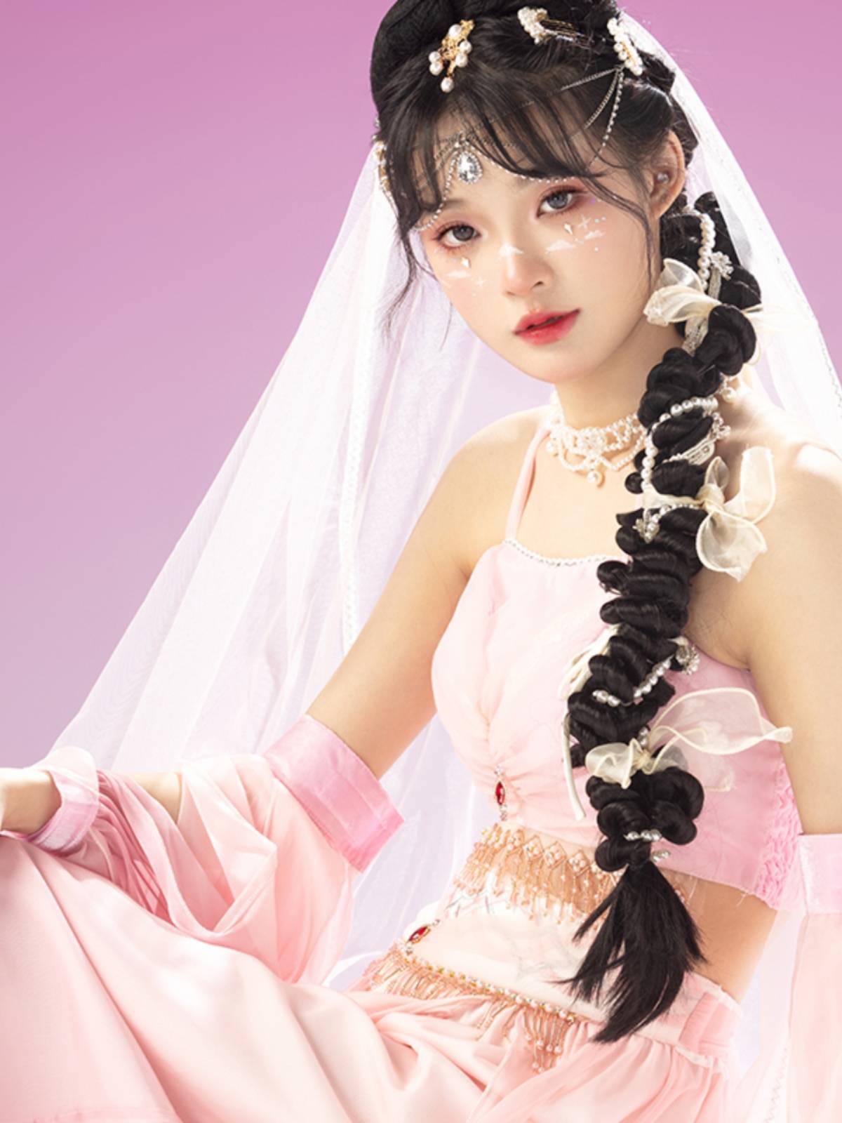 Exotic style Dunhuang Feitian Dance Service Western Ethnic Style Performance Server Belly Dance Art Archaeological Dance Costume Women
