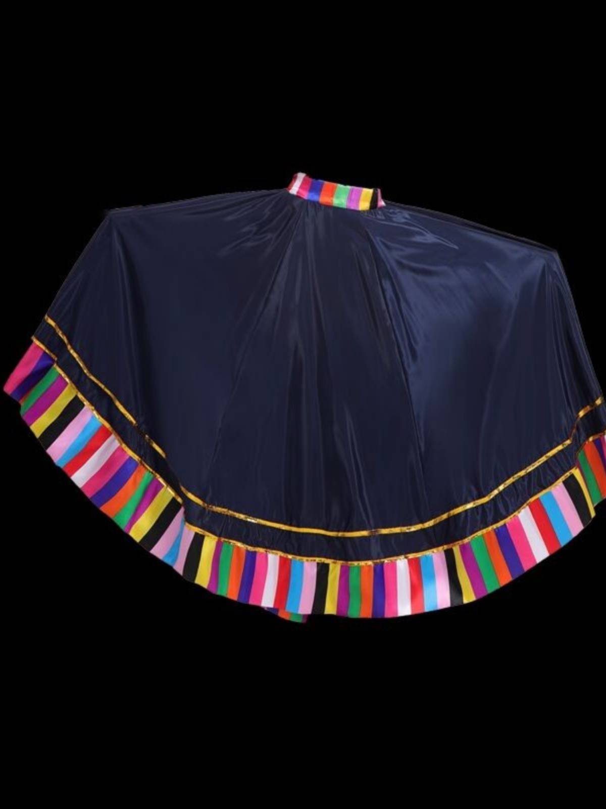 The Tibetan dance dress shows the dance dress for ethnic minority training