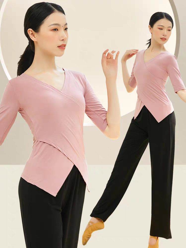 Dance practice uniforms set female classical dance -shaped body clothes school student Chinese dance nation modern dance training service