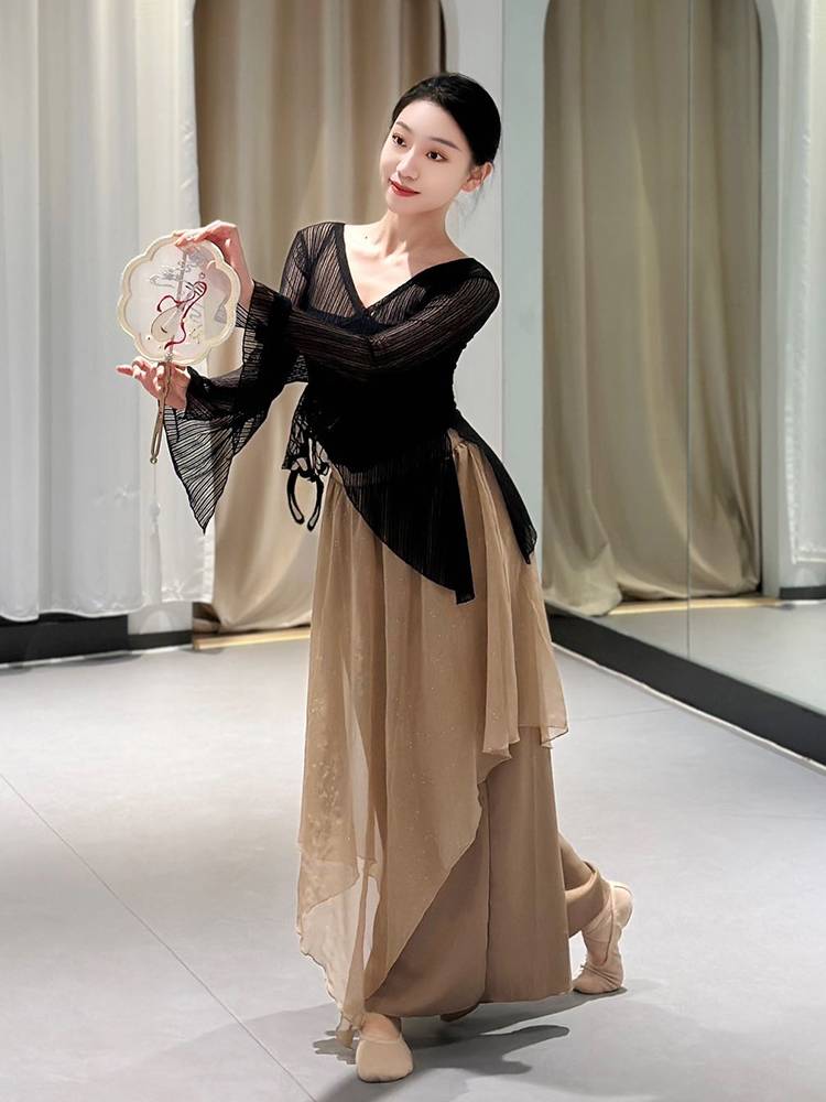 Classical Dance Dance Fun Dressing Delivery Flowers Gine Dance National Style Dance Fun National Dance Funny Jungle Pants Set