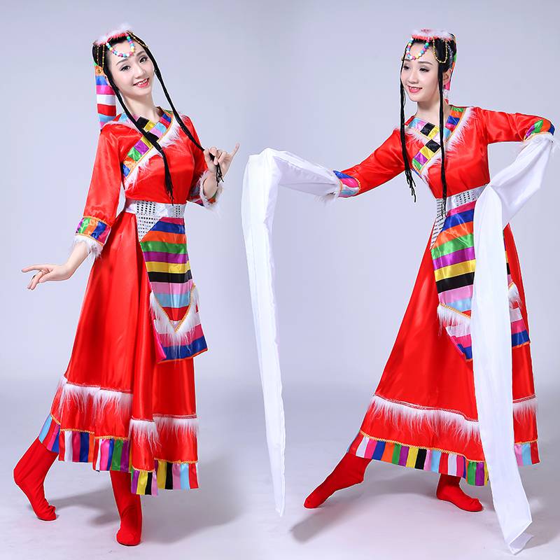 Mongol Tibetan boots plaza dance national dance shoes long barrel high-powered socks for men and women