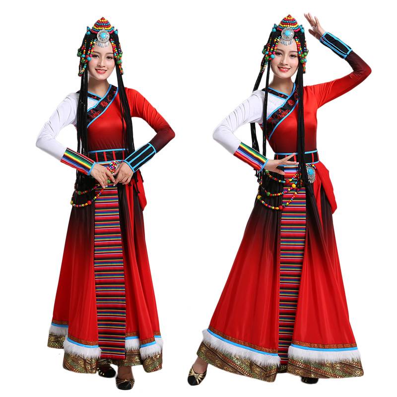 Mongol Tibetan boots plaza dance national dance shoes long barrel high-powered socks for men and women