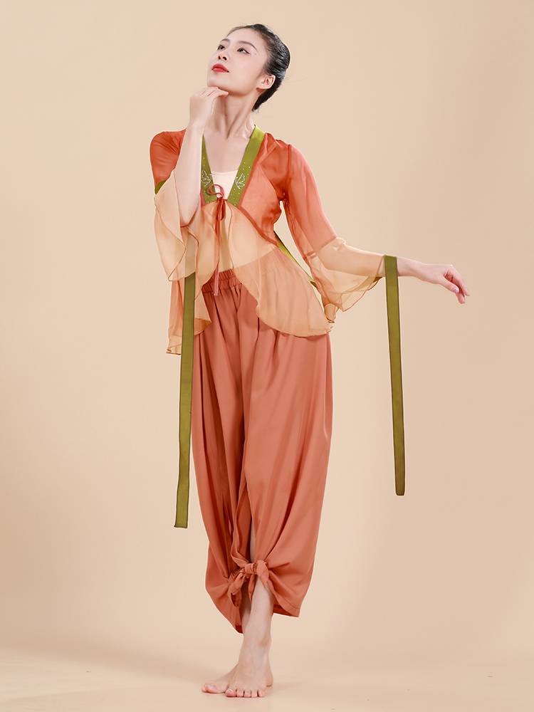 Fuyu Classical Dance Female Female Women's Severe Body Rhymes Gravity Chinese Dance Practice Series Performance Set