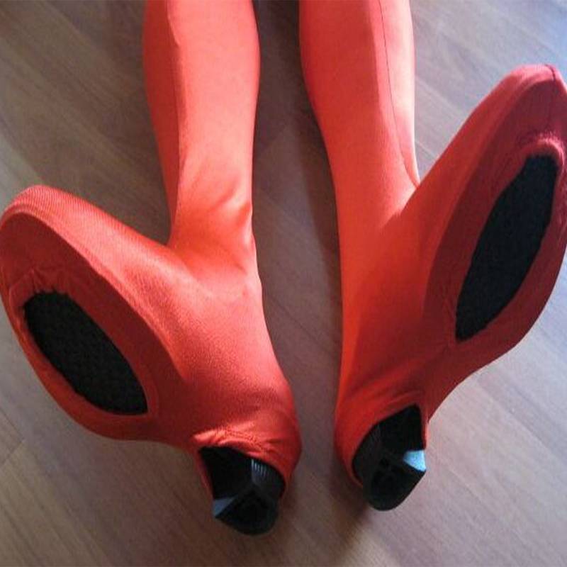 Special offer Mongolian service ethnic minority performance long socks set square dance shoes high -elastic red black shoes set men and women