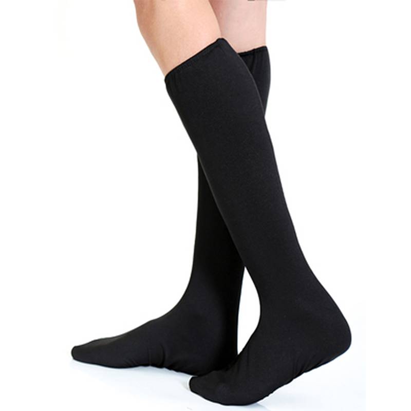 Special offer Mongolian service ethnic minority performance long socks set square dance shoes high -elastic red black shoes set men and women