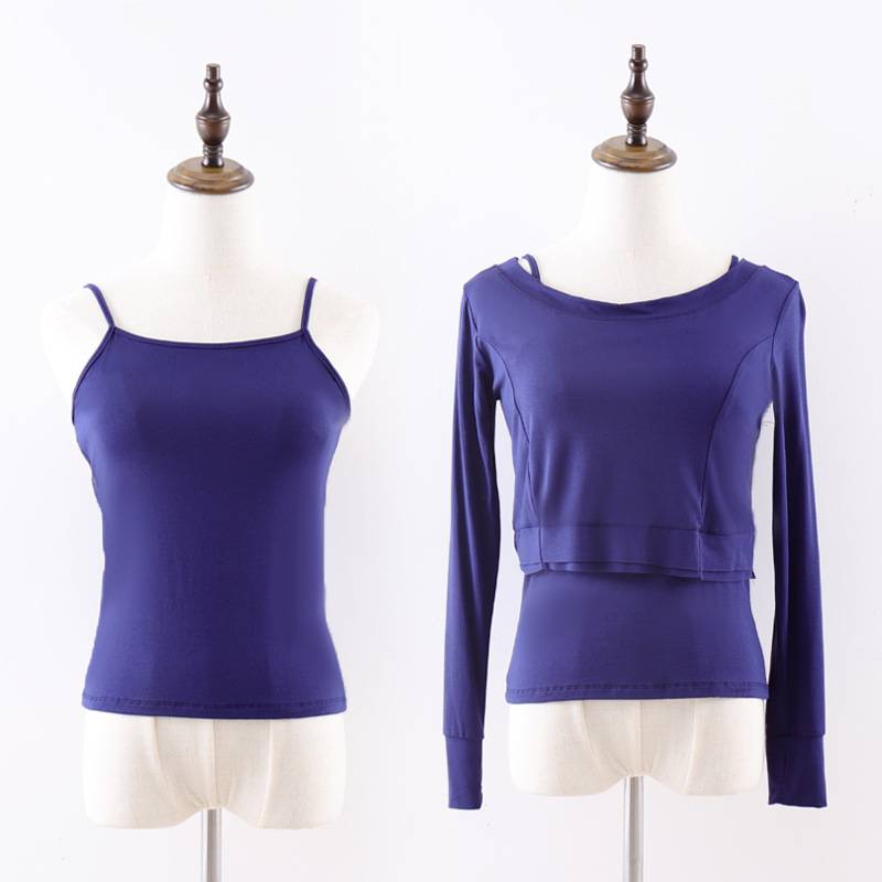 Dance practice clothes two -piece jacket, modern classical national dance adult dance training -shaped body clothes dance clothing