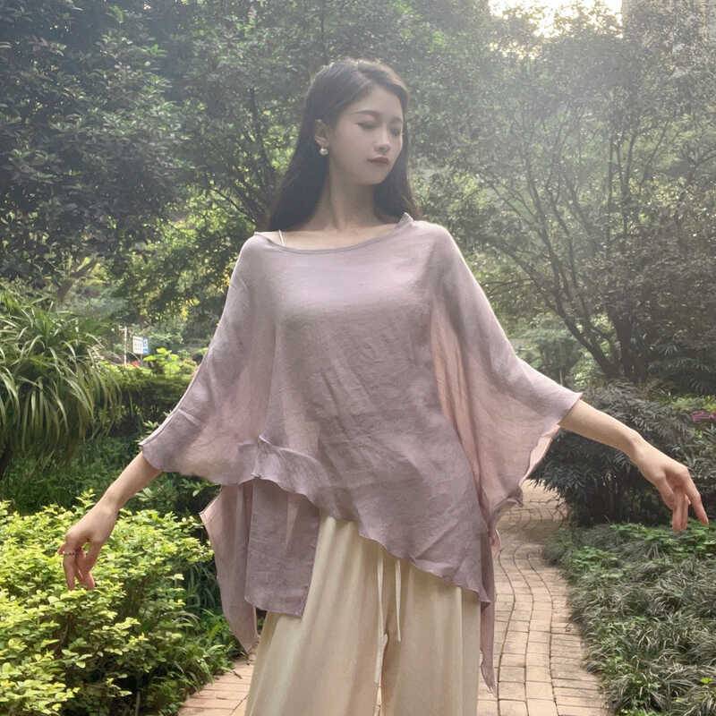 Classical dance loose big version is thin dance clothes top Chinese dance modern dance national dance basic teacher practice service