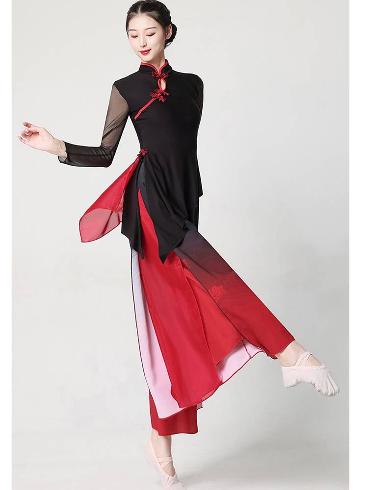 New Classical Dance Day Frequently Practice Fun Delivery Series Rhymes Examination Chinese Style Stage Performance Fan Dance Ethnic Set