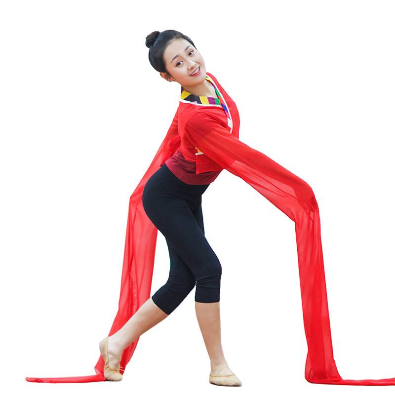 Children Jinghong Dance Sleeve Sleeve Adult Tibetan Dance Classical Performance Server Water Sleeve Clothing Female Sleeve Women's Sleeve