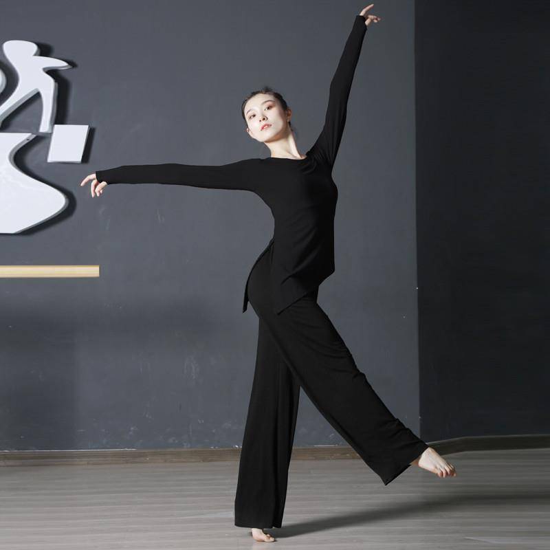High-class classical dance costumes, long-sleeved, adult dancing-form national dance outfits