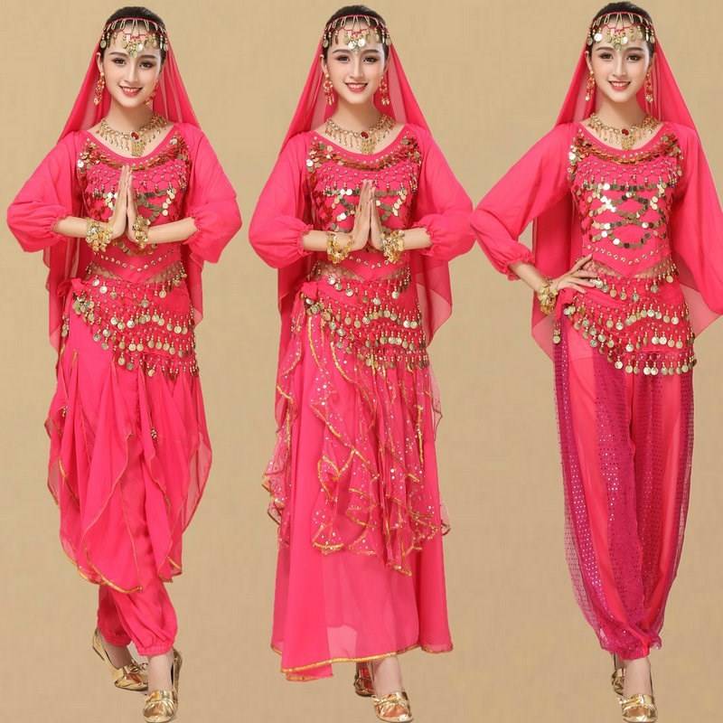 Wide Indian Dance Performance Set Women's Adult New H National Dance Yangge Dance Xinjiang Dance Belly Dance
