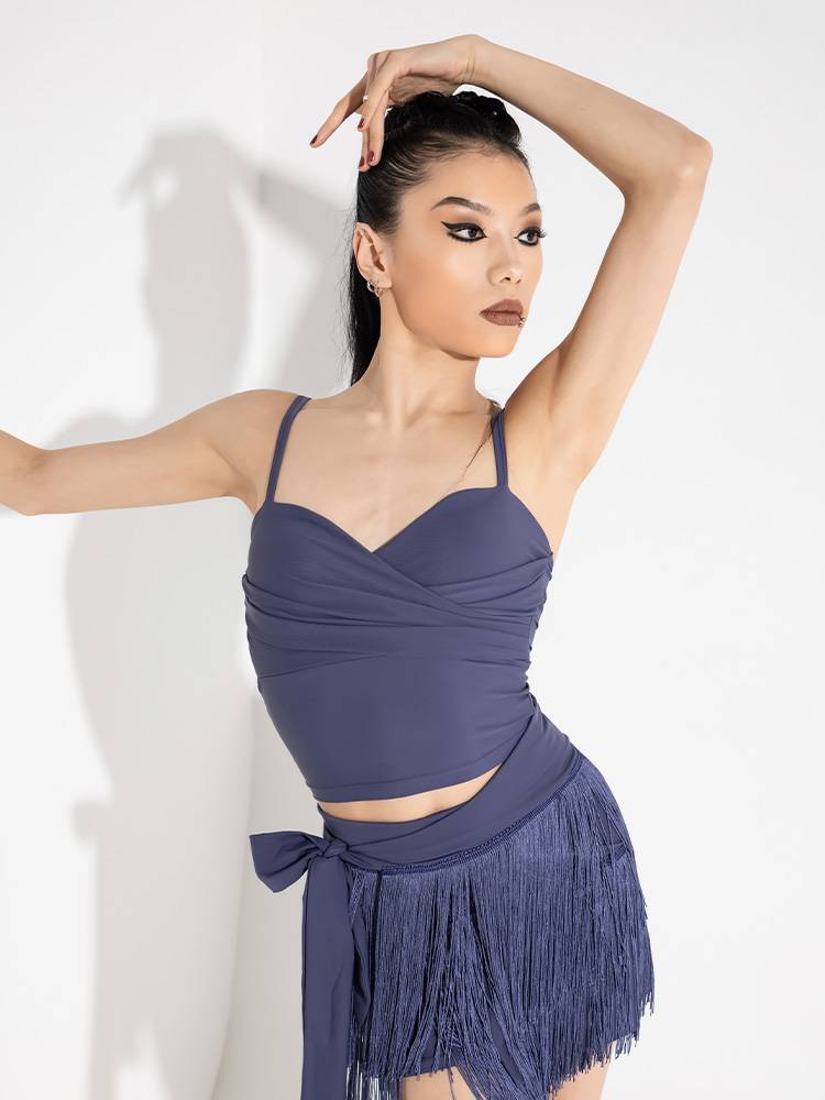 dancebaby Latin dance exercise girl camisole dance dance dance service female sexy dance loading YS31N