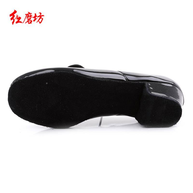 Boys and children Latin shoes player shoes men's competition HGO love dance shoes young black children Latin dance shoes square dance