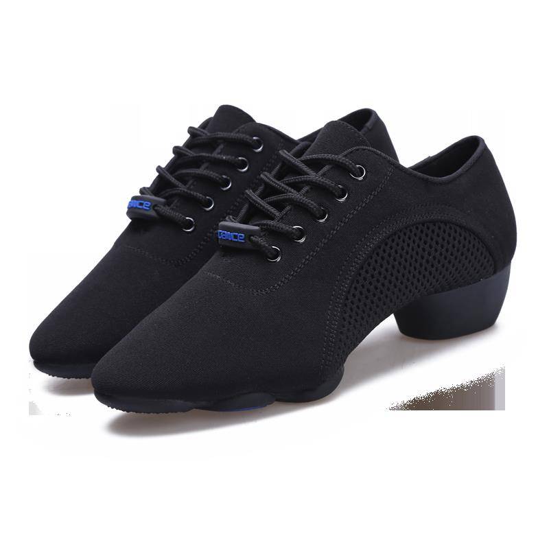 Latin dance shoes female soft bottom professional teacher shoe pets and dancers dance shoes slow three fast three dance shoes non -slip