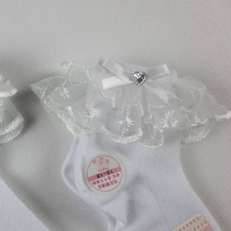Latin dance socks children, children, girls, children, children, professional competition dance socks, lace white dance socks lace