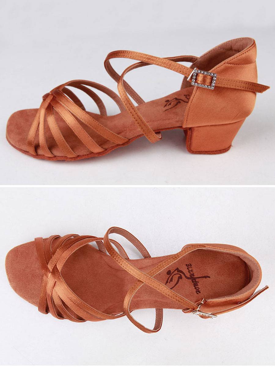 Red Dance Shoes New Latin Dance Shoes Girls For beginner Soft -Bottom Modern Dance Teacher Shoes Square Dance Shoes