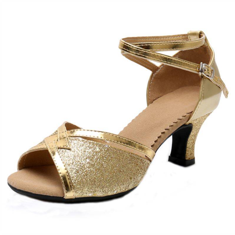 Women's Latin Dance Shoes Female Adult Dance Shoes Heel Soft Bottom Dance Shoes Plaza Dance Square Dance Shoes