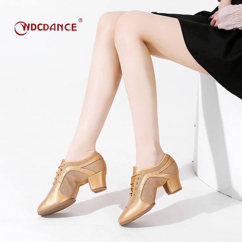 Latin dance shoes adult ladies professional dance shoes square dance shoes soft soles, modern friendship sailor dance shoes