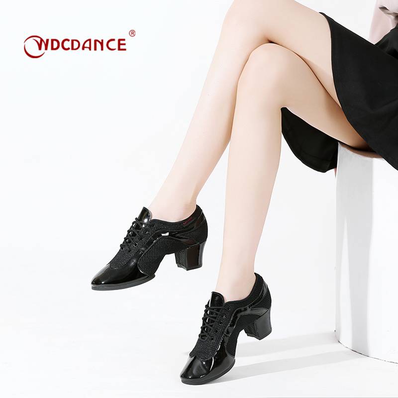 Latin dance shoes adult ladies professional dance shoes square dance shoes soft soles, modern friendship sailor dance shoes