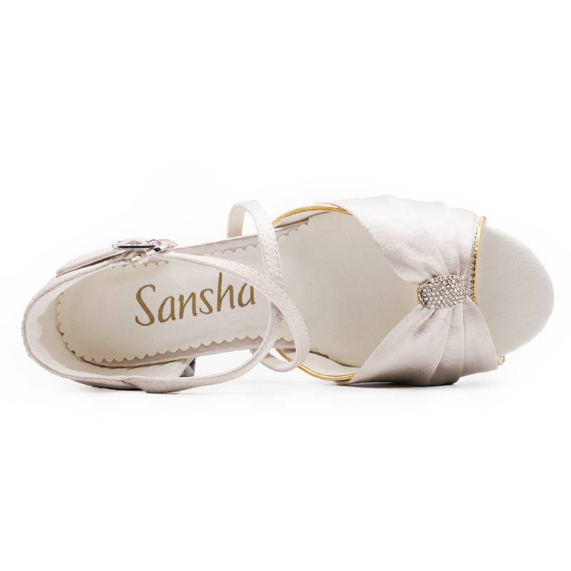 Sansha French Sands Children's Latin Dance Shoes Girls Soft Blinds Friends Dance Dance Dance Dance Shoes Sandals