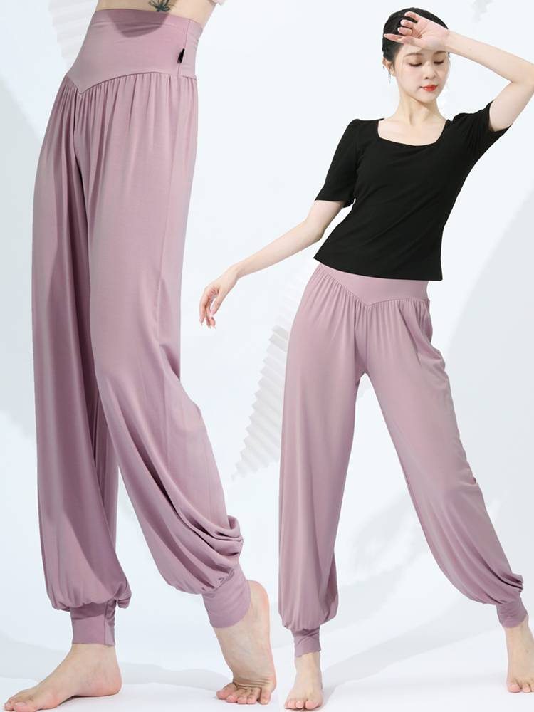 Dance pants practice clothing women's suit Latin dance Chinese classical modern dance -shaped dress shirt radish lantern pants