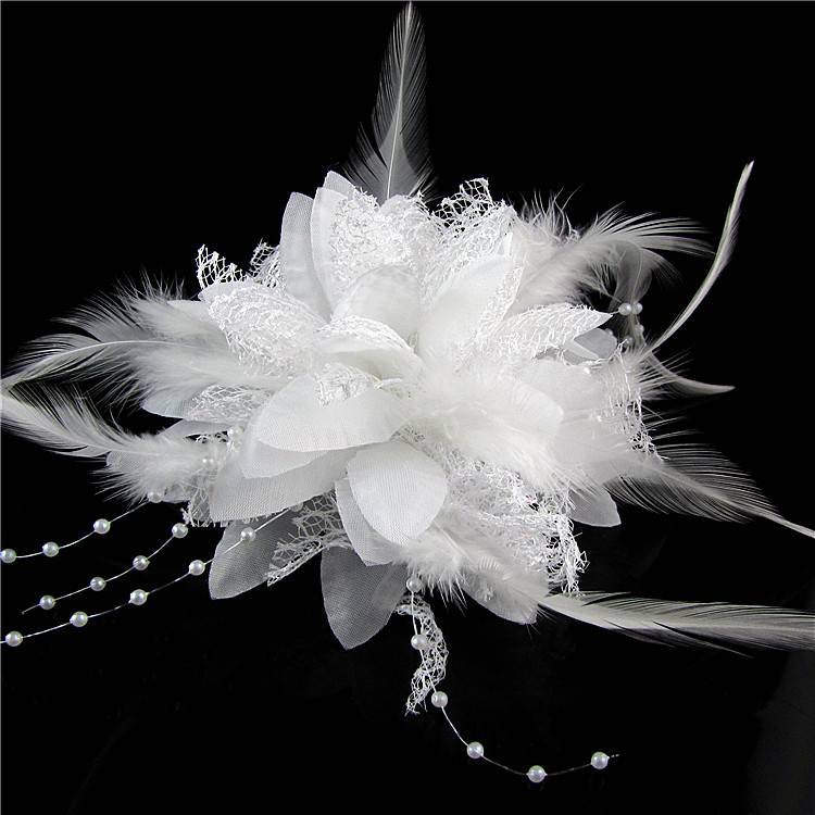 The feather head is white