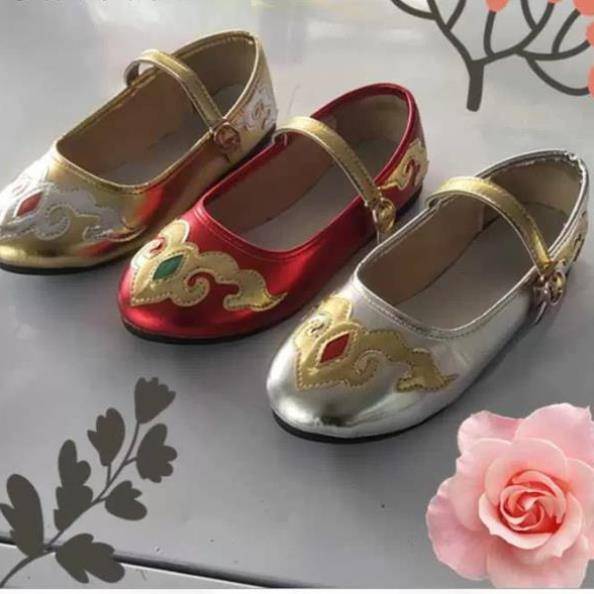 New Xinjiang Uyghur Tibetan Dance Shoes Adult Children's Latin National Dance Shoes Square Dance Shoes Wedding Shoes