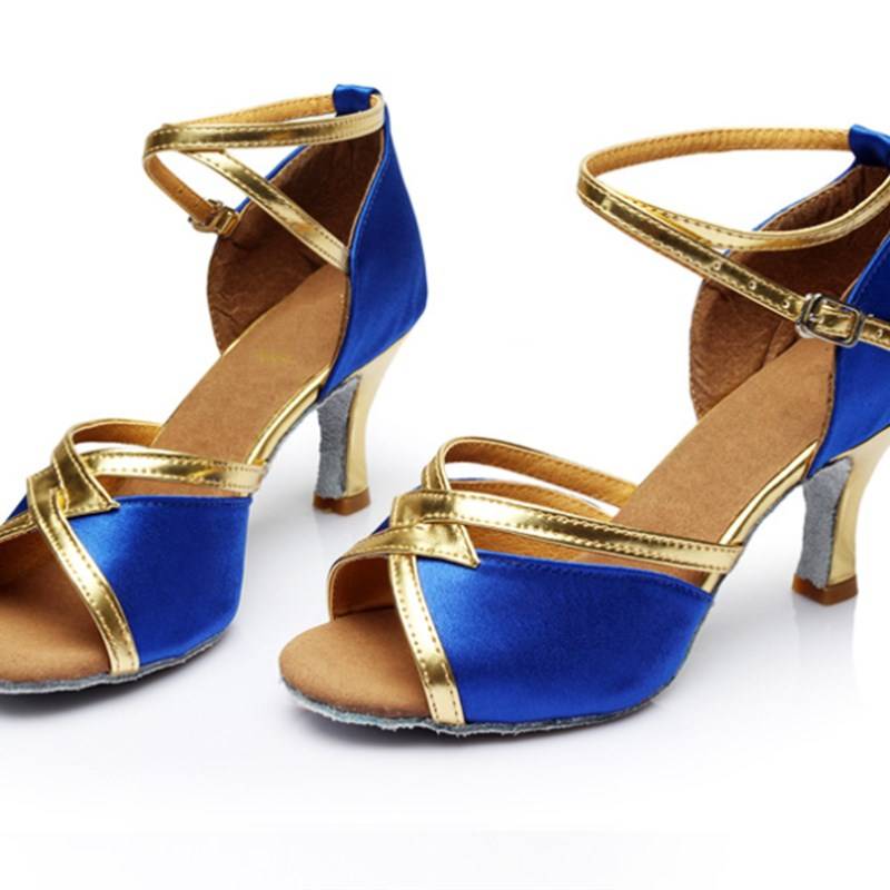 Summer Latin Dance Shoes Female Adult Mid -High -Society Dance Dance Shoes Soft Waves Practice Shoes Square Plaza Dance Women's Shoes