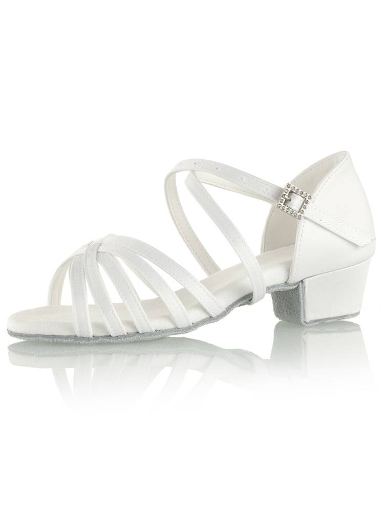 Latin dance shoes girls and children white professional girl soft bottoms in summer children's new dance beginners dance shoes