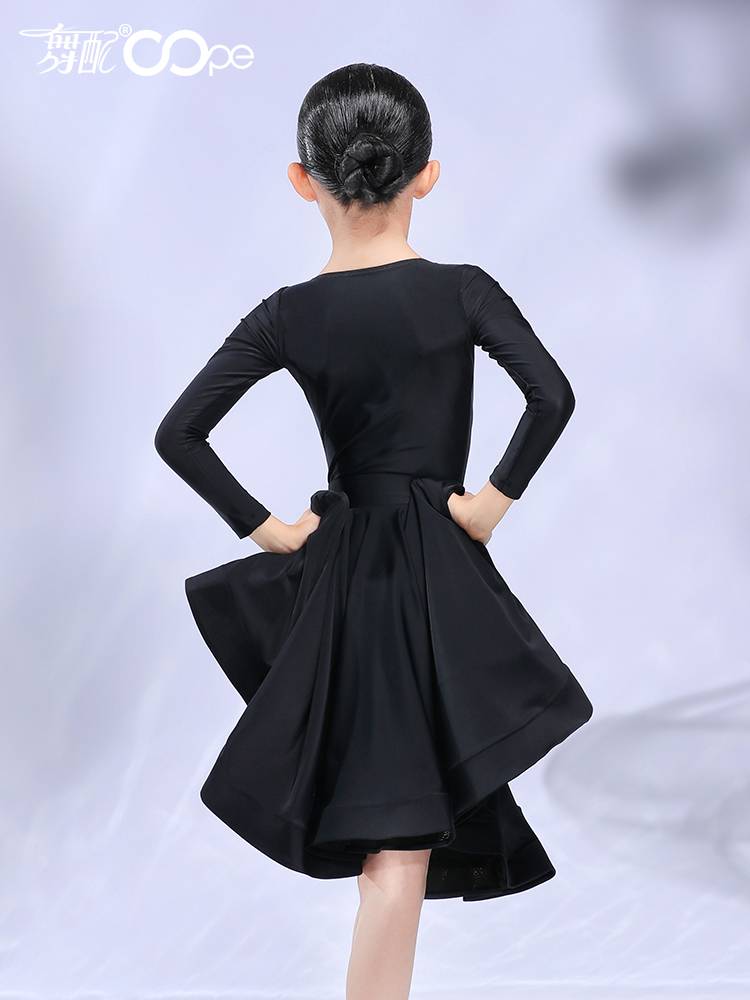 OOPE dance with high -level long -sleeved long -sleeved Latin dance service new professional competition service girl prescribed service service