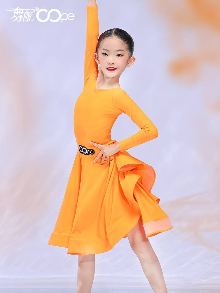 OOPE dance with high -level long -sleeved long -sleeved Latin dance service new professional competition service girl prescribed service service