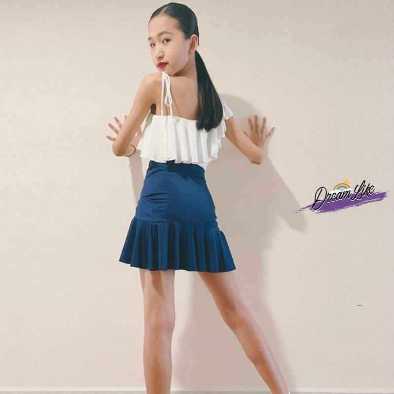 The Latin-Sense children's Latin-Dress girls' trotting competition provides for 2024 new thongs of summer dance