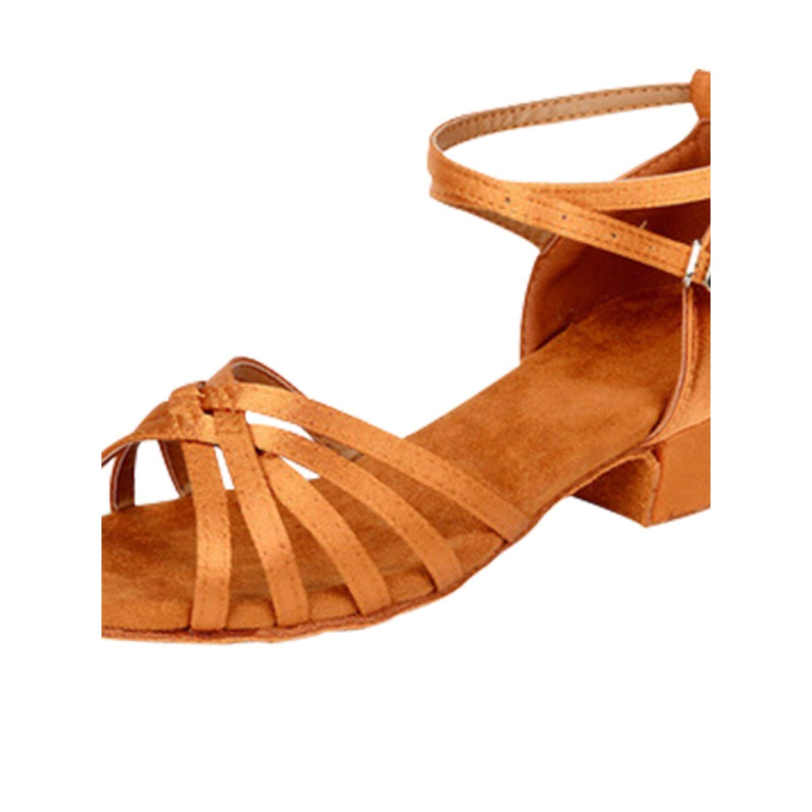 The new Latin dance shoes girls and cats grab shoes girl medium -heeled beginner practice just performed soft dance shoes
