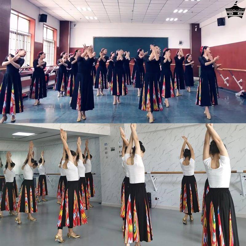 Wei nationality skirt new Xinjiang dance skirt skirt skirt dance skirt practitioner skirt female our dance dance skirt