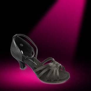 Latin Dance Shoes Adult Black Plaza Friendship Women's Middle -Heaven Dance Dance Shoes Dance Shoes Soft Sole satin high heels