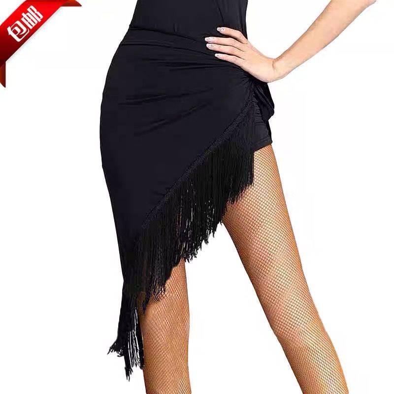 Promotion New Flash Triangle Scarf A Skirt Adult Skirt Latin Dance Female Female Hop Scarf Practice Skirt