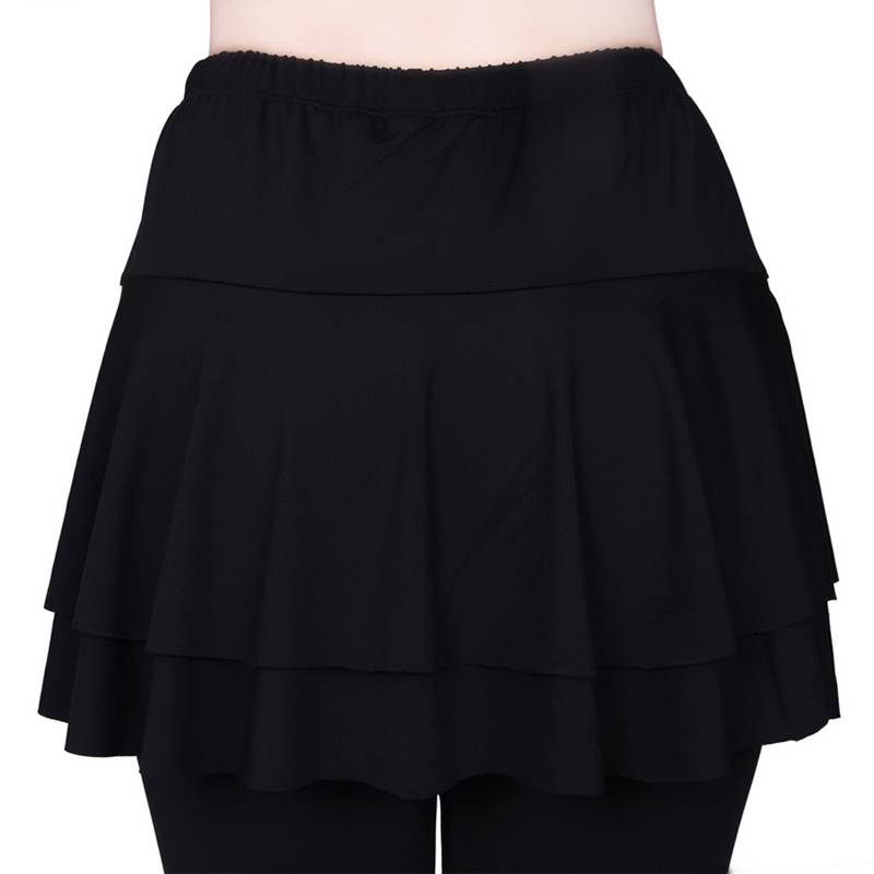 New square dance clothing female fitness Latin dance performance skirt dance dance skirt flat -angle skirt