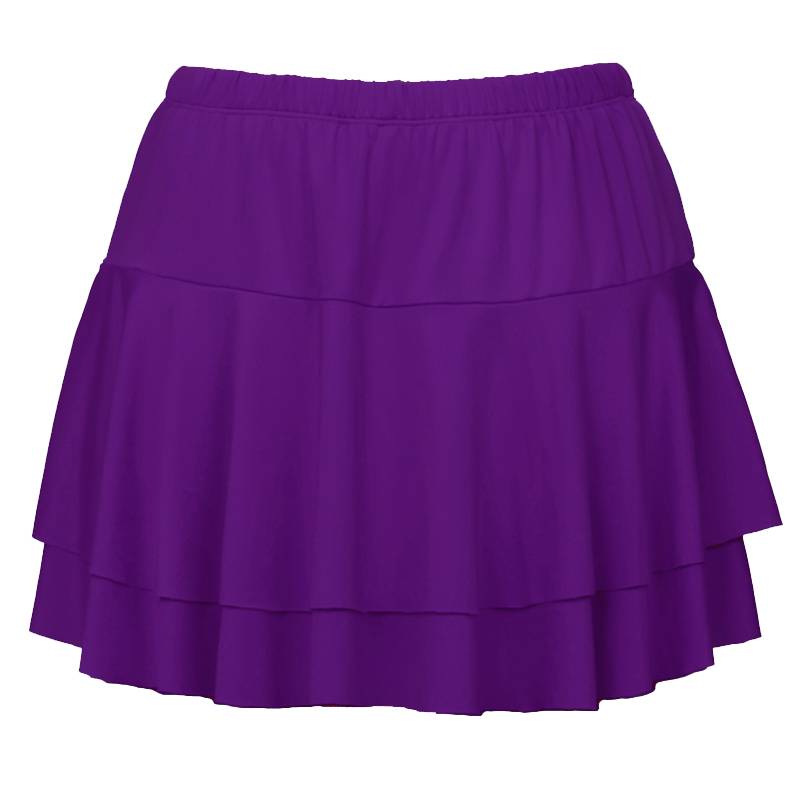 New square dance clothing female fitness Latin dance performance skirt dance dance skirt flat -angle skirt