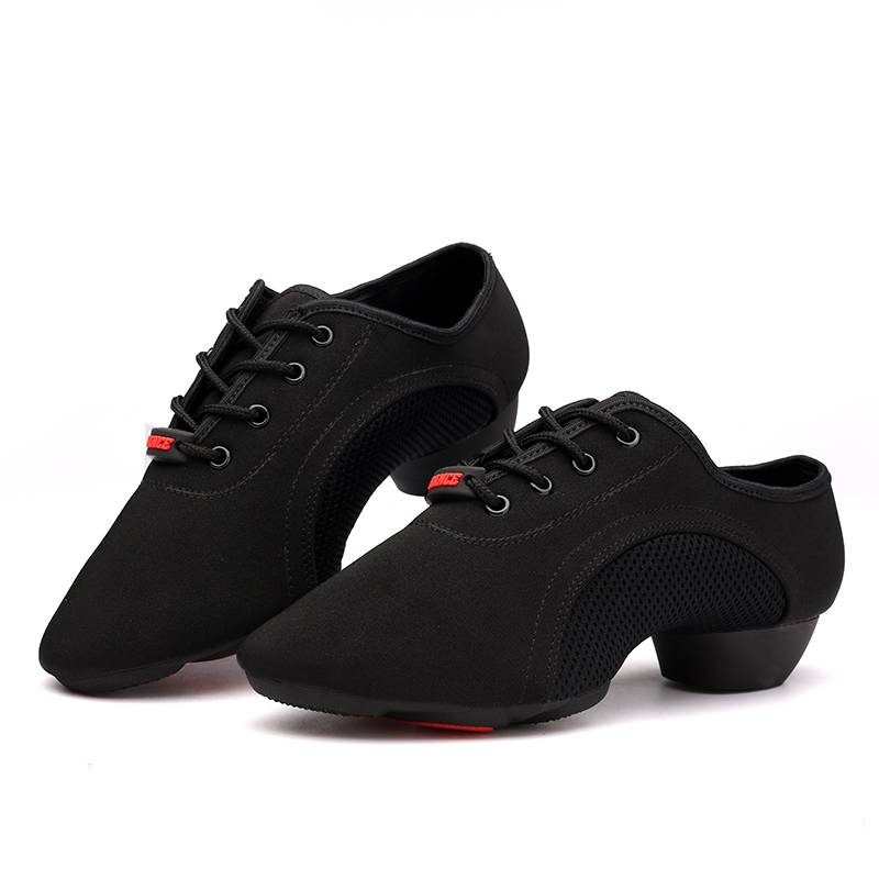 Latin dance shoes ladies adult, Oxford cloth -shaped teacher shoes square dance shoes soft sole, love dance shoes men